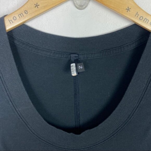 Lululemon Maxi Tank Dress Black Sleeveless Size 2 Pima Cotton 2020 All Yours - Picture 6 of 14